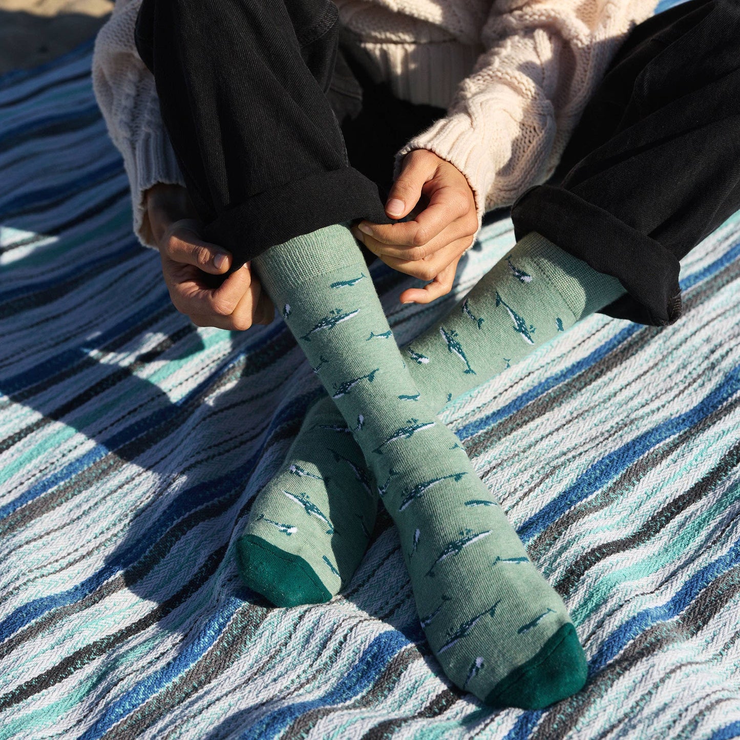 Socks that Protect Whales: Medium