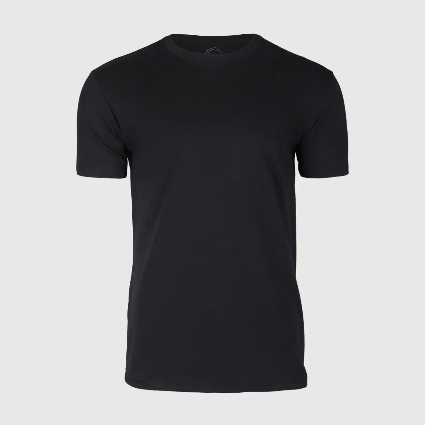 Short Sleeve T-Shirt | Crew Neck | Black: L