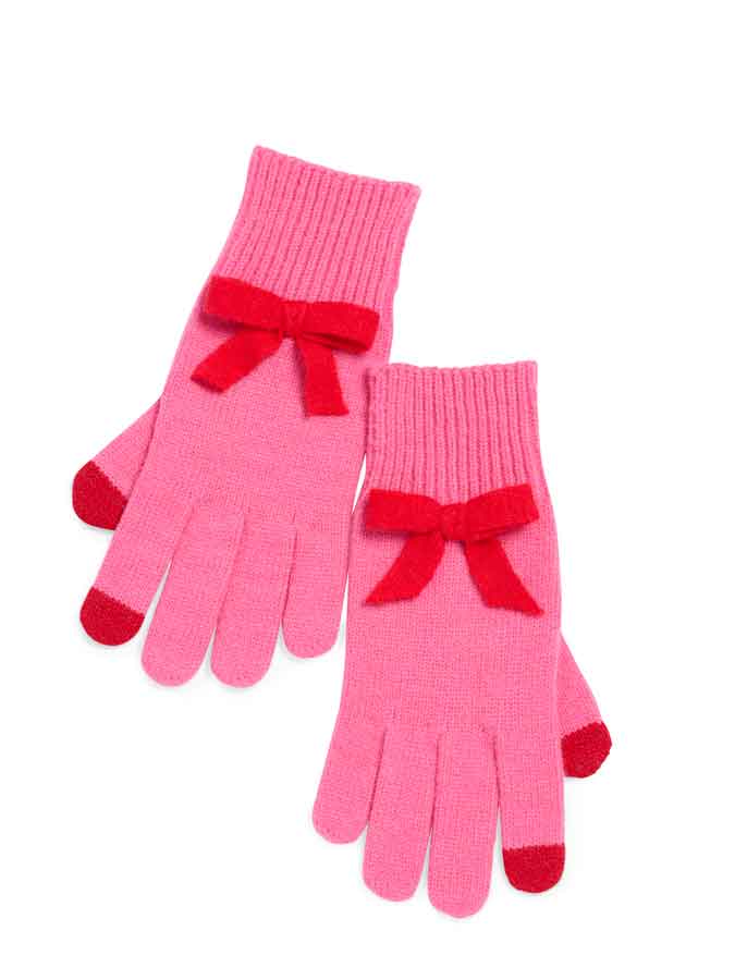 MIA TOUCHSCREEN GLOVES: PINK