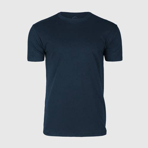 Short Sleeve T-Shirt | Crew Neck | Navy: L