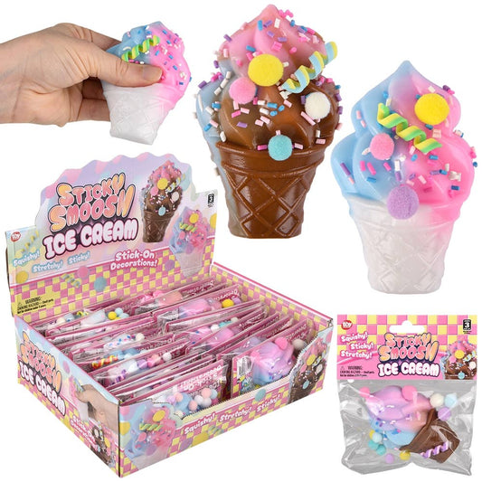 3.75" Pick N Pull Fidget Ice Cream Cone - LLB Toys