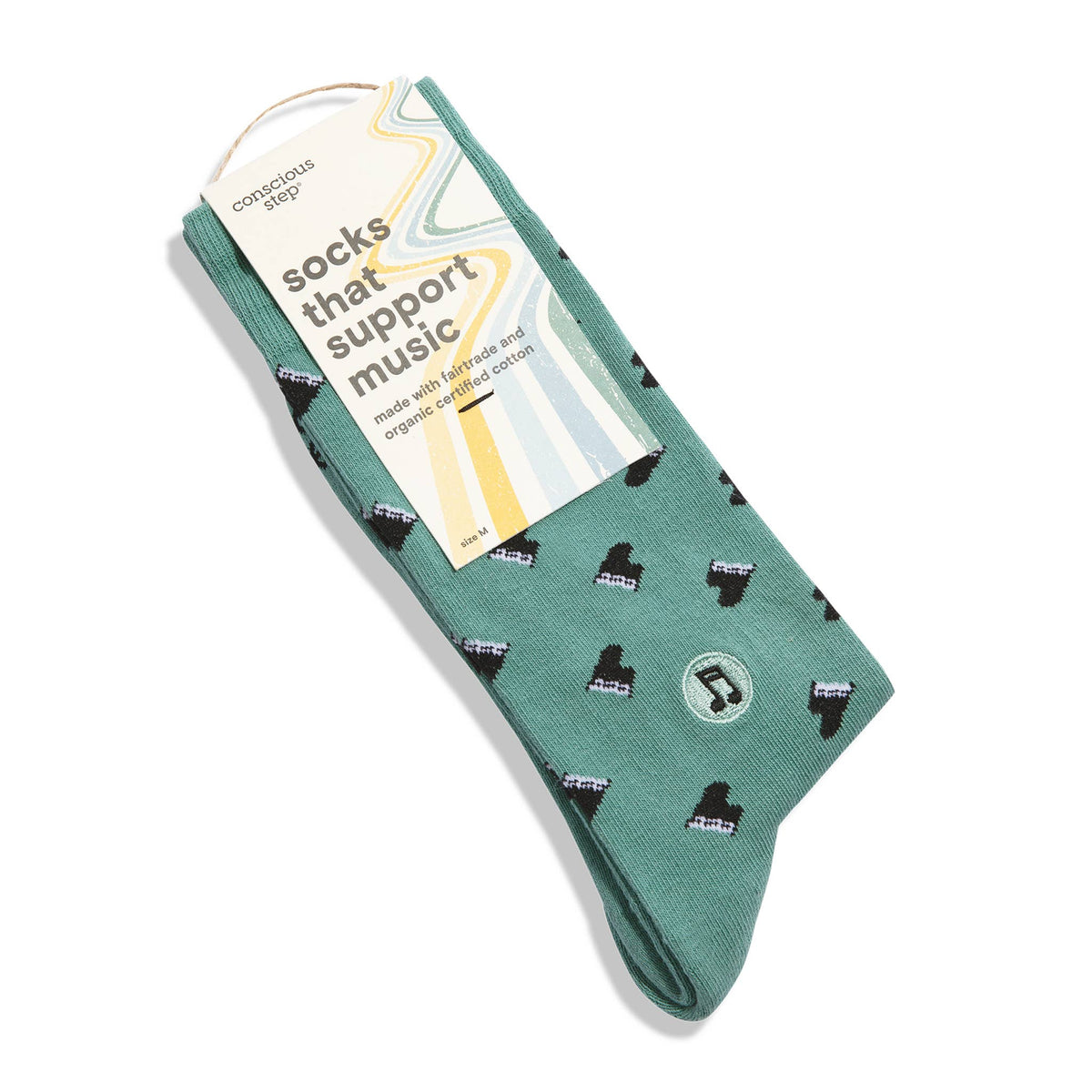 Socks that Support Music | Pianos - Gifts for Music Lovers: Small
