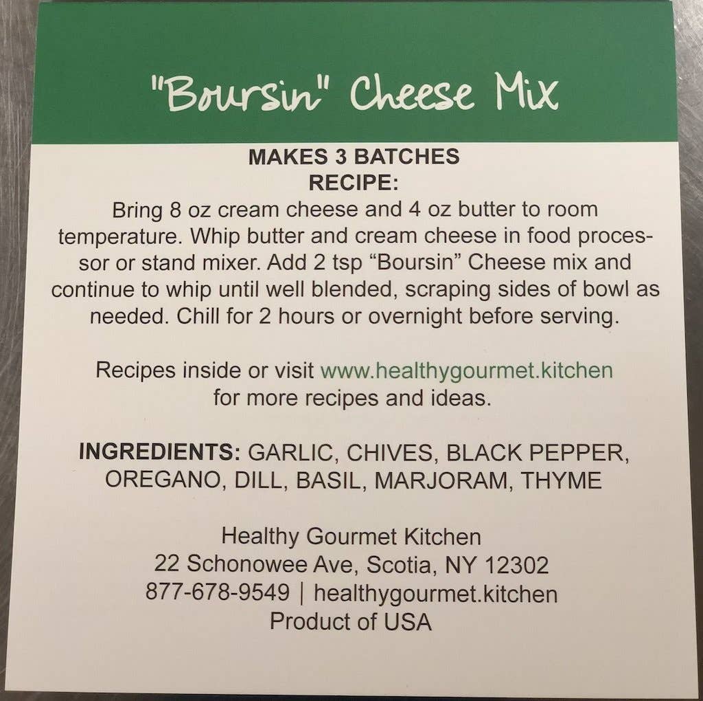 "Boursin" Style Cheese Mix