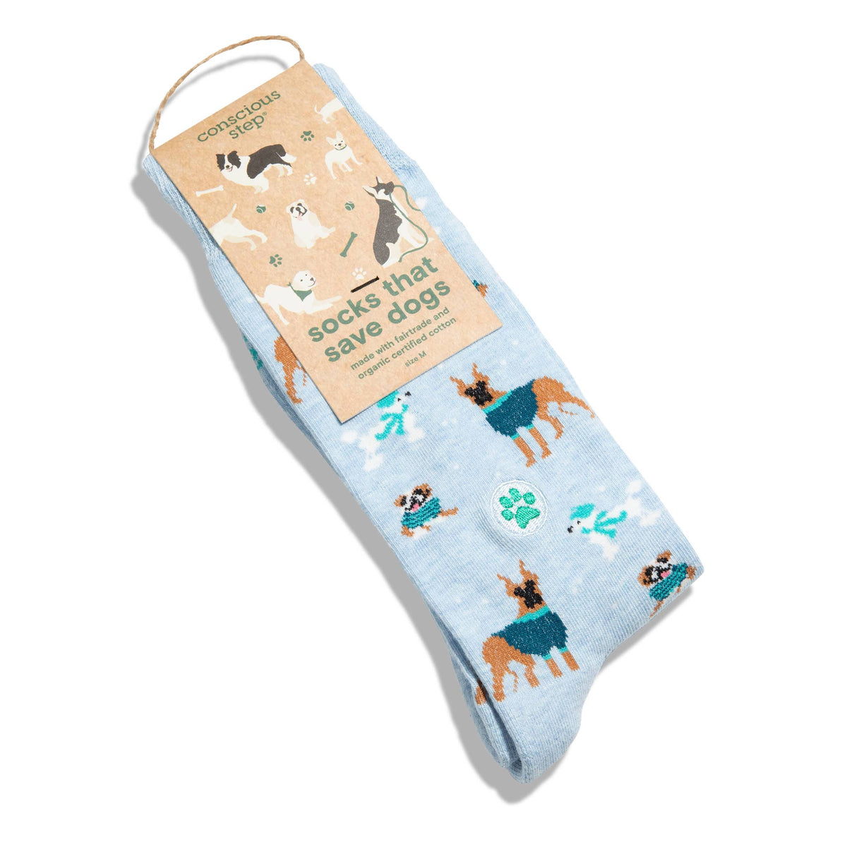 Socks that Save Dogs | Blue Dogs - Gifts for Dog Lovers: Small
