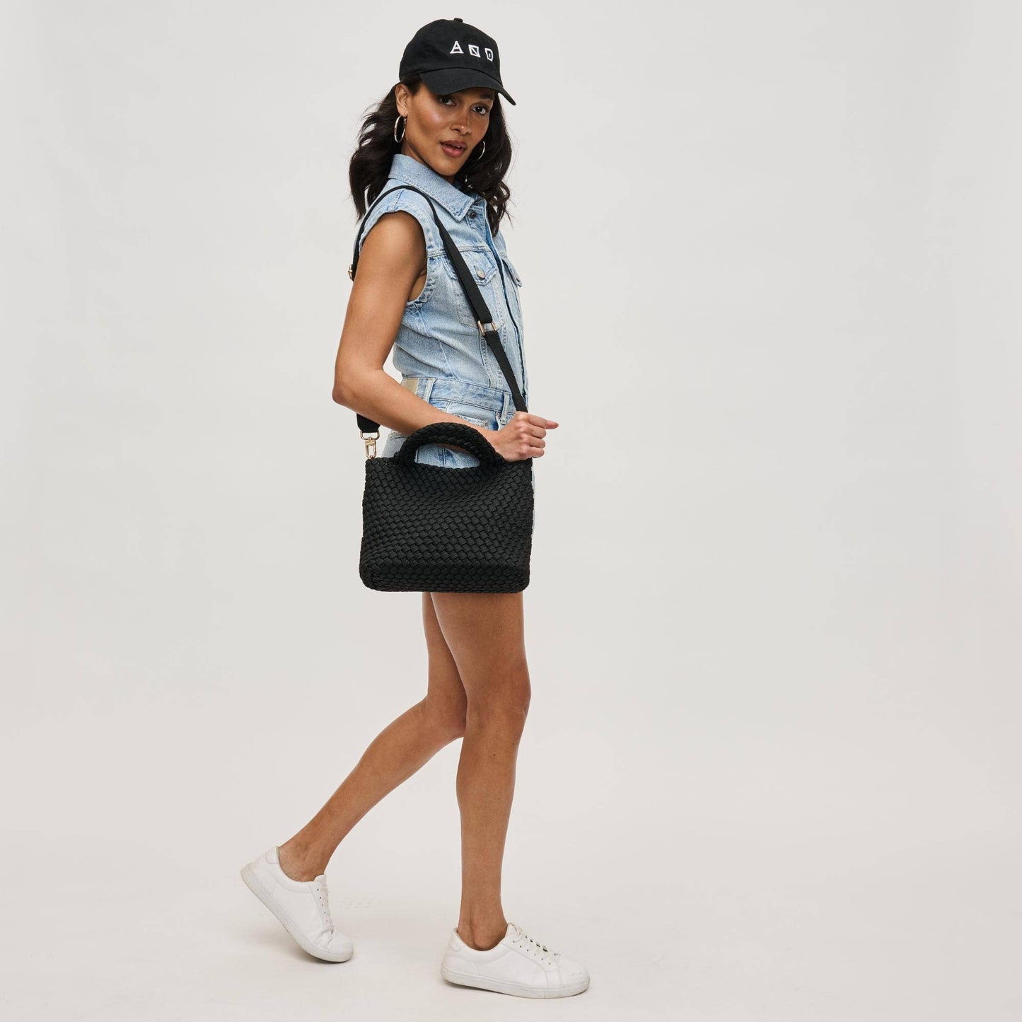 Sky's The Limit Small Sustainable Crossbody: Beige