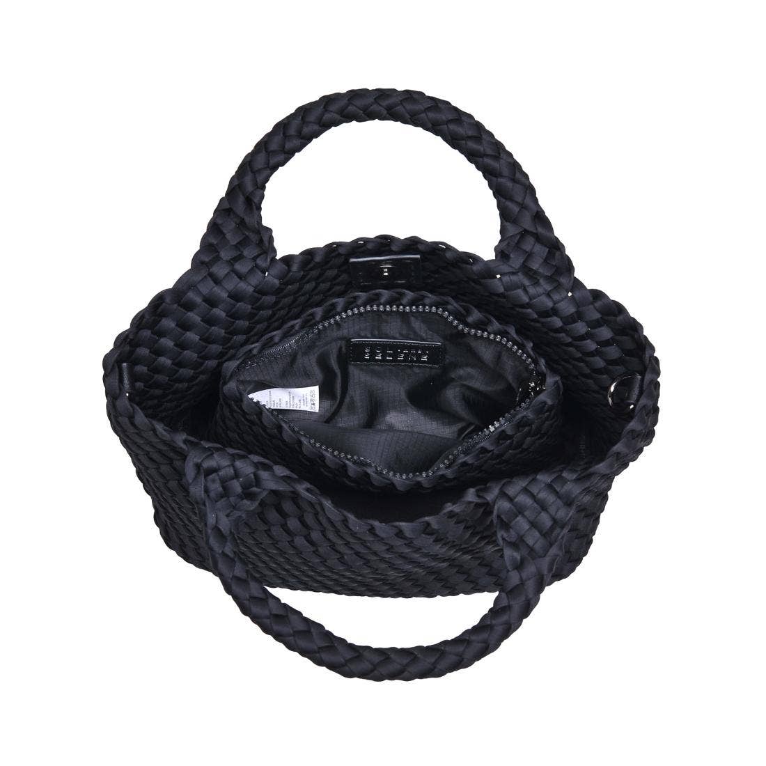 Sky's The Limit Small Woven Neoprene Crossbody: Sage