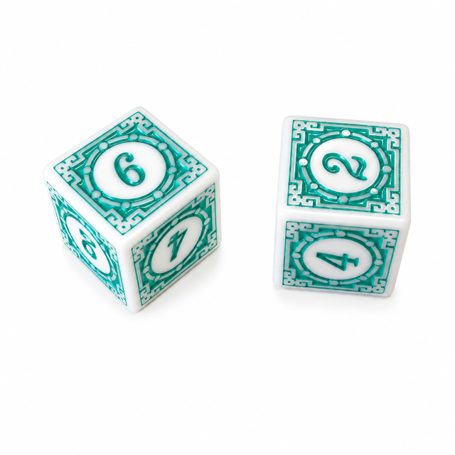 Para"Dice" Mahjong Specialty Dice Gift Ready : Black