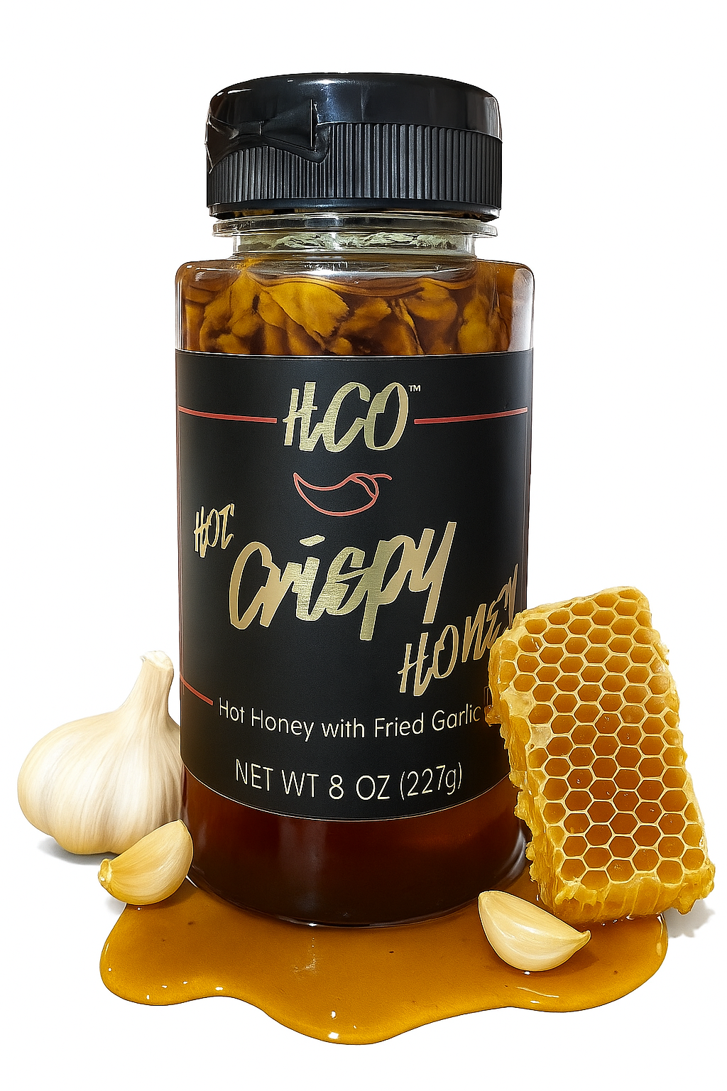 Hot Crispy Honey with Garlic- Holiday Gift(12 Units)