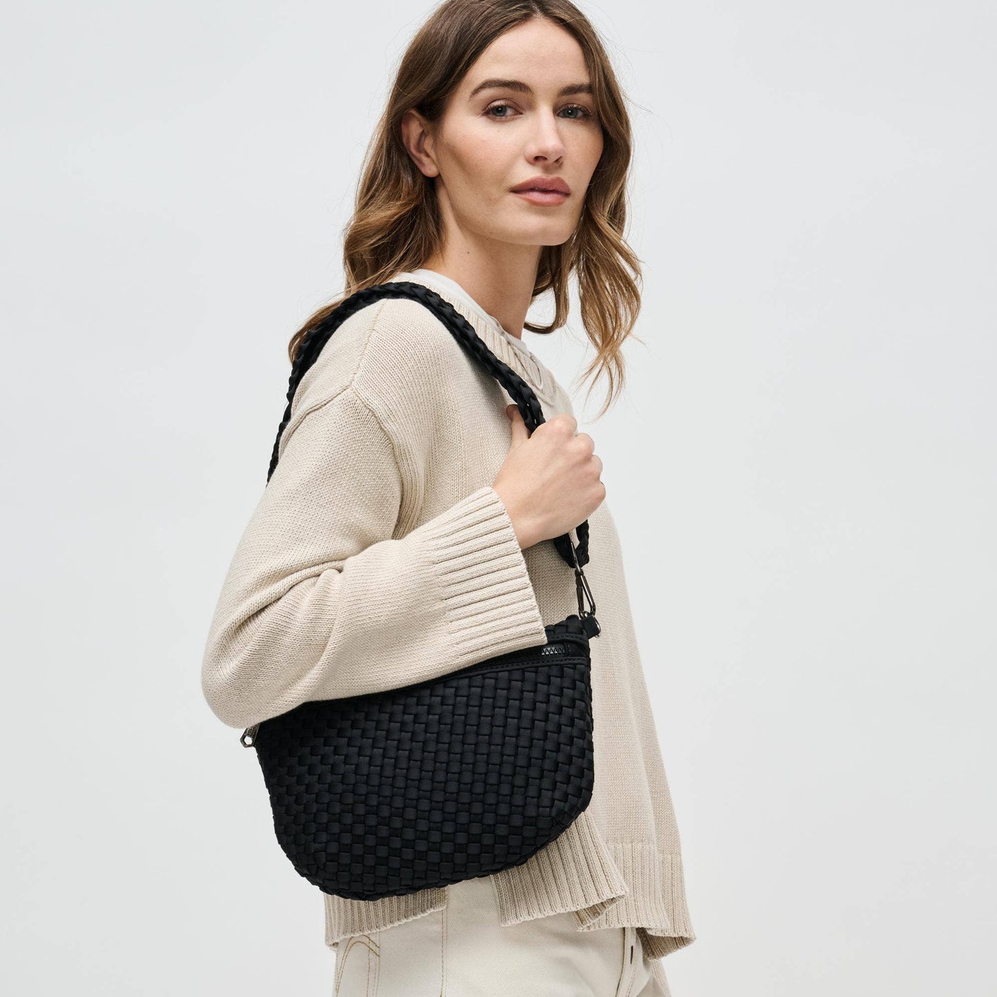 Ethereal - Woven Neoprene Crossbody: Sage