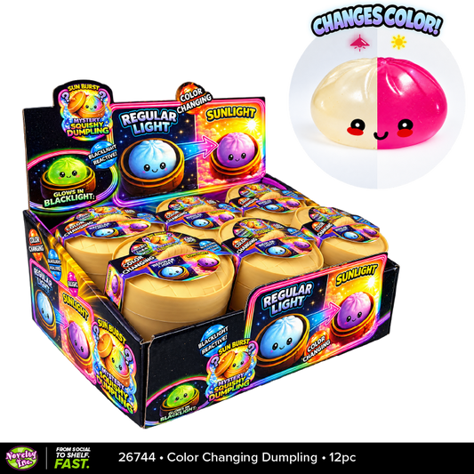 Fun Doh Color-Changing Dumpling Squishy Toy - 12/Display: Wholesale Price