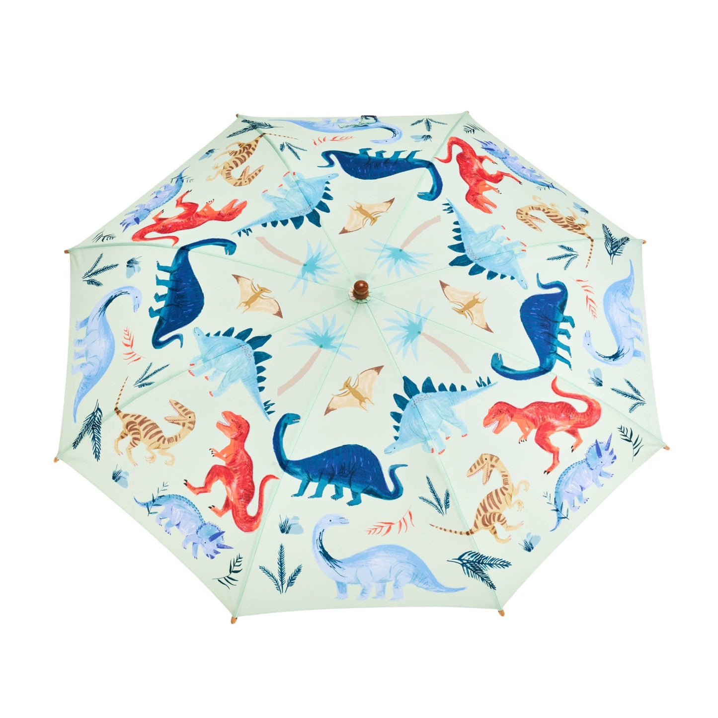 New! Limited Meri Meri Rainbow Stripes Kids Duck Umbrella: Pink