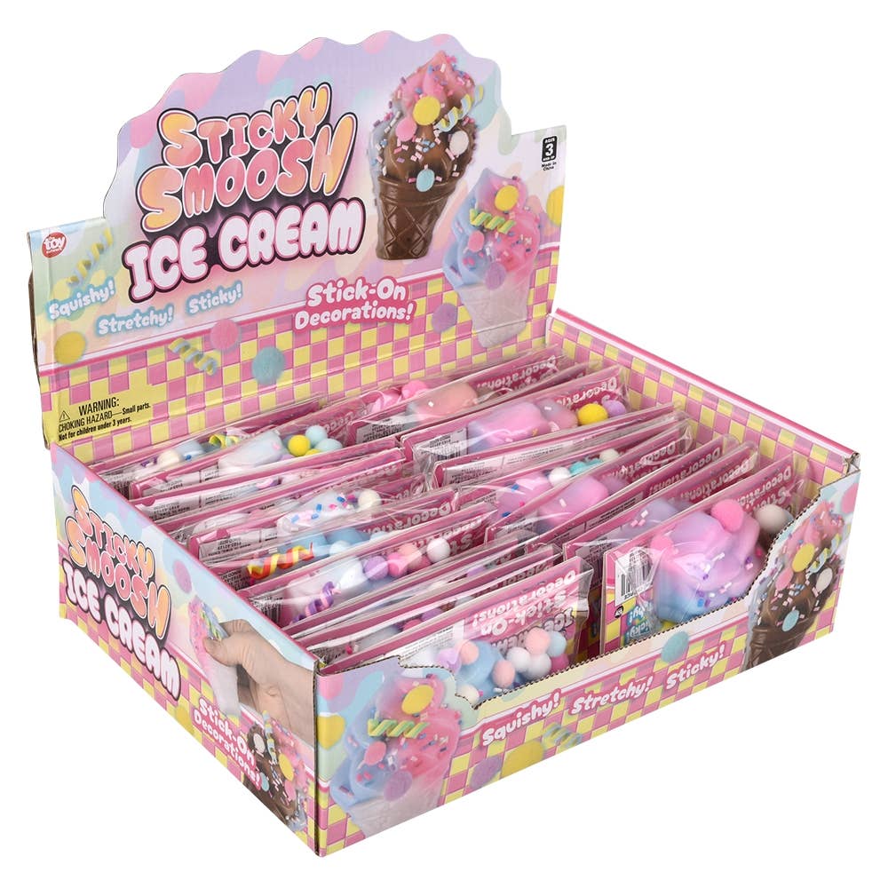 3.75" Pick N Pull Fidget Ice Cream Cone - LLB Toys